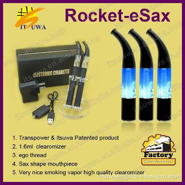 2013 top sale Creative e-cigarette ego tank atomizer Rocket eSax Itsuw